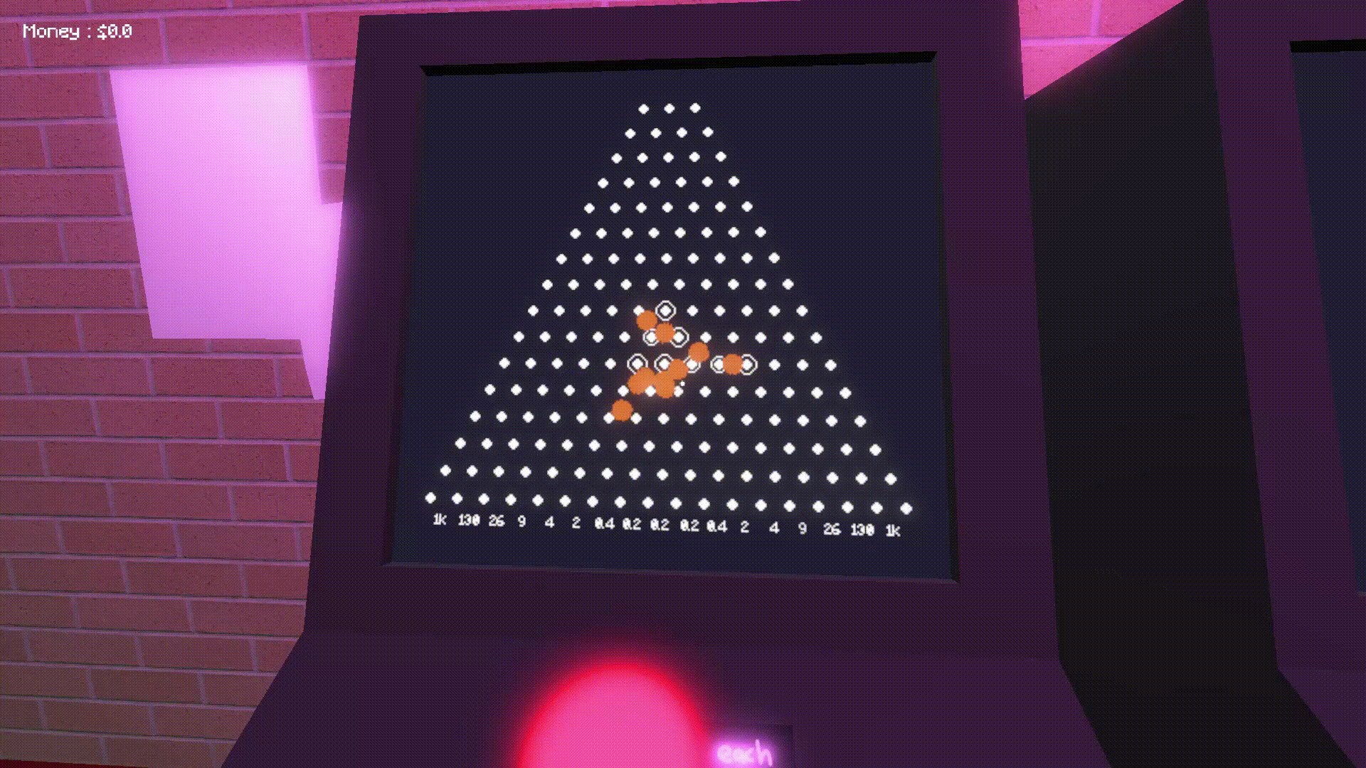 Ten Plinko Balls and a Dream Screenshot